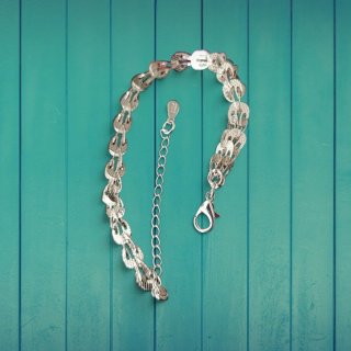 Pulsera Plata Ley S925 *Cola de Fenix* Ajustsable