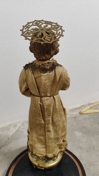 Niño Jesús Salvador del Mundo Talla Antigua