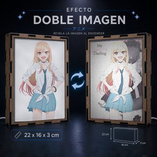 Lámpara Doble Imagen Marin Kitagawa Anime