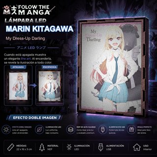 Lámpara Doble Imagen Marin Kitagawa Anime