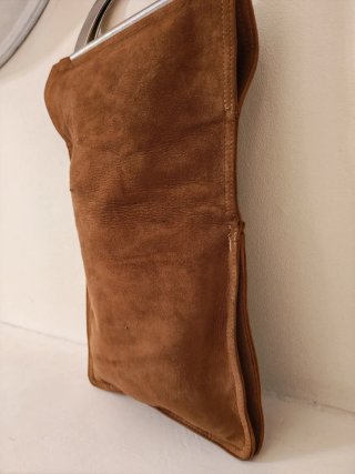Borsa vintage camoscio marrone