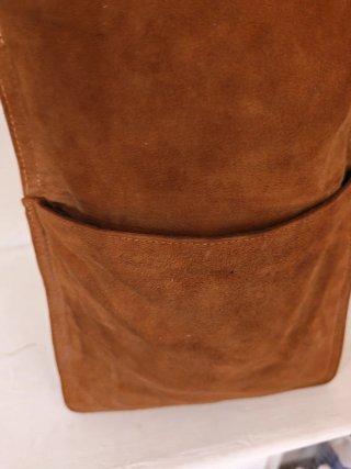 Borsa vintage camoscio marrone