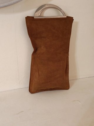 Borsa vintage camoscio marrone