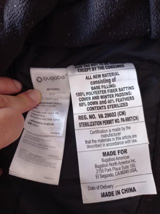 Saco Bugaboo Alto Rendimiento Thermolite Negro