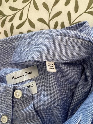 Camisa Massimo Dutti Azul