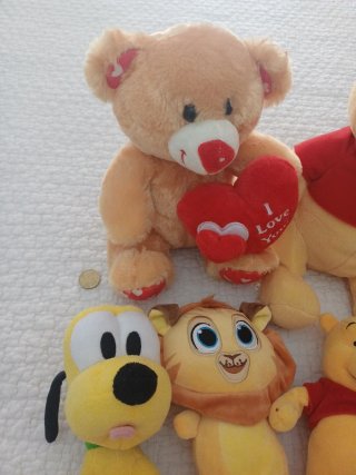 Set 6 peluche gialli