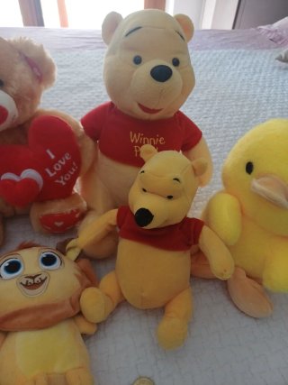 Set 6 peluche gialli