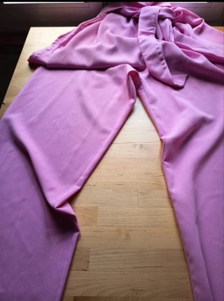 Mono largo rosa