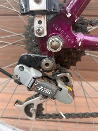 Bicicleta MTB Morada