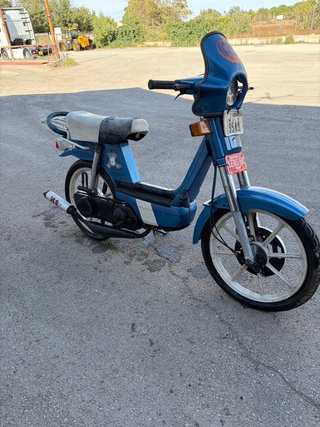 Vespino Vespa Azul y Blanco