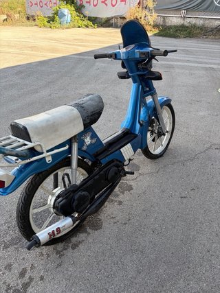 Vespino Vespa Azul y Blanco