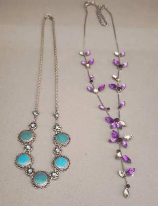 Lote 5 collares colgantes fantasía
