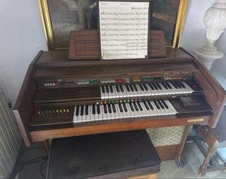Órgano vintage Elka italiano 2 teclados