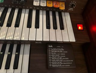 Órgano vintage Elka italiano 2 teclados