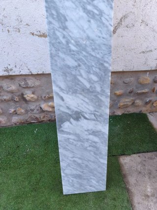 Encimera de mármol larga