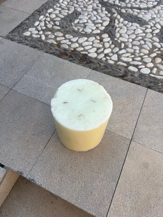 Vela grande blanca zara home