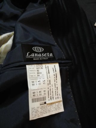 Abito uomo Pat Maseda lana seta made in Italy