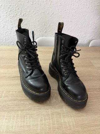 Botas Dr. Martens Jadon Piel Mujer Negras