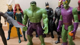 Lote Superhéroes Marvel DC 10* muñecos