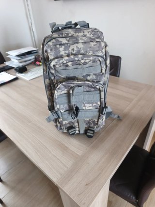 Mochila Táctica Camuflaje Beige/Gris