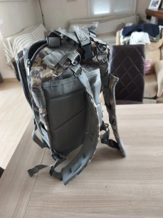 Mochila Táctica Camuflaje Beige/Gris