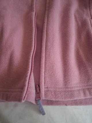 Sudadera Quechua rosa con cremallera