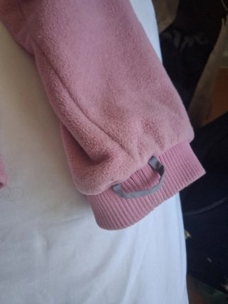 Sudadera Quechua rosa con cremallera