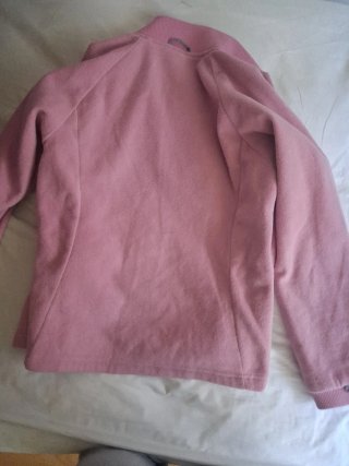 Sudadera Quechua rosa con cremallera