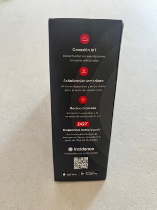 Luz emergencia V16 homologada