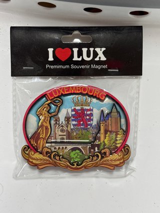 Imán Souvenir de luxemburgo sin abrir