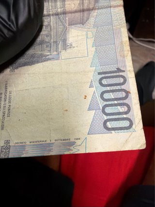 2 Banconote Lire 10000 - 1984