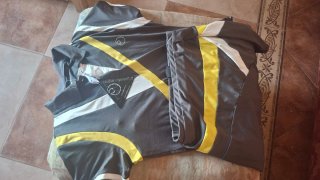 Conjunto Padel Middle Moon Gris y Amarillo
