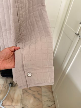 Chaqueta acolchada beige