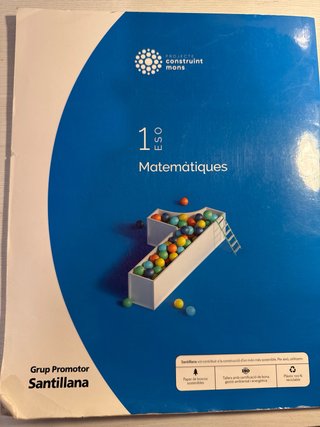 MATEMATIQUES 1 SEC CONSTRUINT MONS
