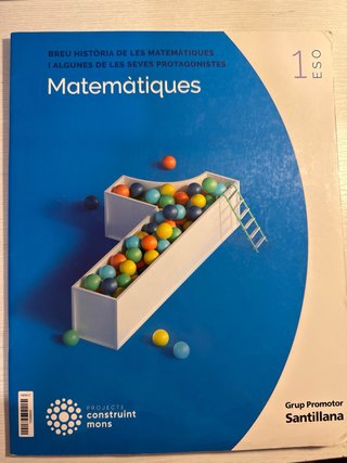 MATEMATIQUES 1 SEC CONSTRUINT MONS