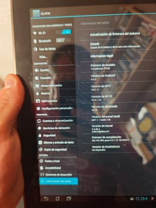 Tablet Asus Eee Pad Marrone