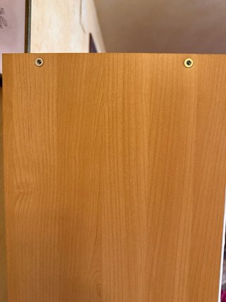 Estantería de madera color beige/marrón
