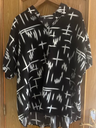 Camisa Talla Grande Estampada