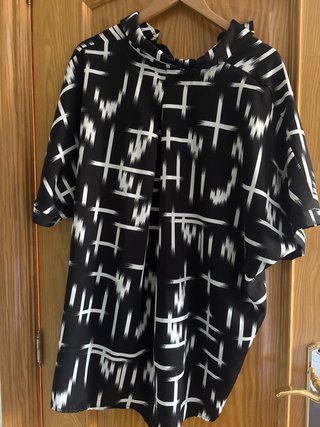 Camisa Talla Grande Estampada