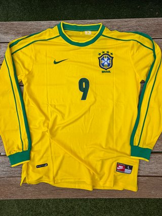 Camiseta Brasil Manga Larga Talla L