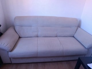 Divano a 3 posti Ikea Beige in tessuto