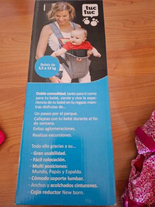 Mochila Portabebés Tuc Tuc Doble Bienestar