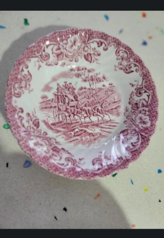 Ensaladera y 6 cuencos Johnson Bros