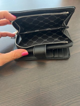 Cartera Monedero Steve Madden Negra