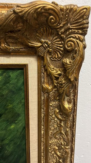 Cuadro al óleo pintado a mano