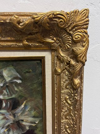 Cuadro al óleo pintado a mano