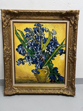 Cuadro al óleo pintado a mano