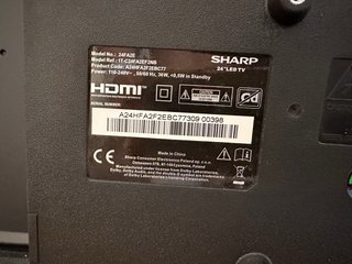 Televisor Sharp Negro 24 PULGADAS