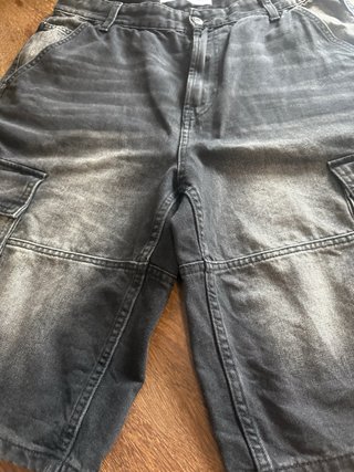 Bershka Shorts Taglia 42 Grigio