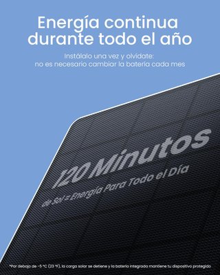 Cámara WiFi Solar Exterior 2K ieGeek S7 AOV